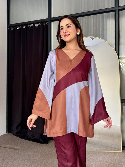 Abstract Fusion Winter Co Ord Set